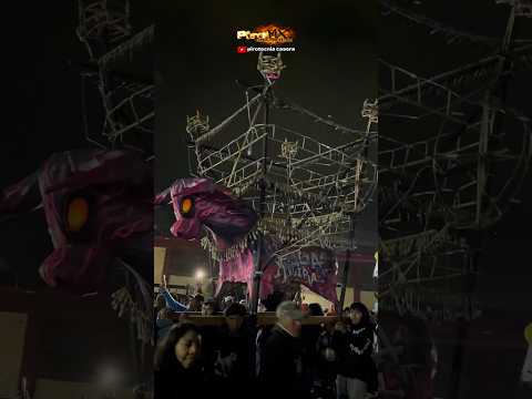 Tradicional quema de toritos y castillo en Xonacatlan #shorts #fireworks  #feria