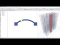 How to draw arc beam in etabs