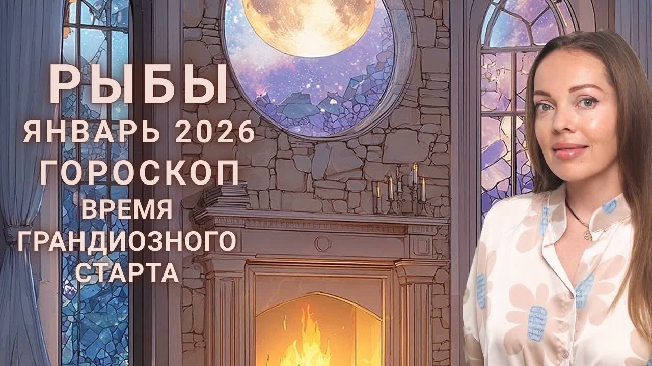 Рыбы - гороскоп на январь 2026 года. Время грандиозного старта