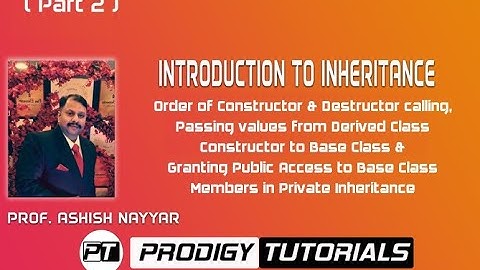 Inheritance in c++ Part 2