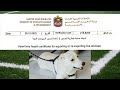 Our dog goes to moccae ministry of climate change  environment al shakla border post in al ain