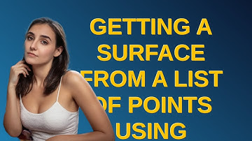 Gis: Getting a surface from a list of points using geopandas or shapely