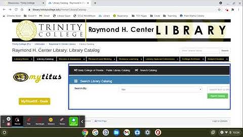 Navigating the Library Website