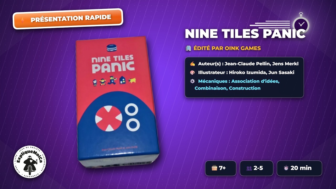Vidéo du jeu Nine Tiles Panic