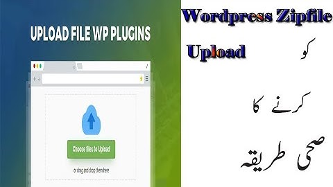 How to upload zip file of plugin on wordpress