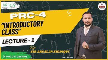 1st Class Of (PRC-4 January 2025 Batch) By Sir Arsalan Siddiqui