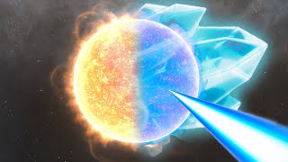 アプデで追加された隠し要素『太陽』を冷凍ビームで氷漬けにしてみた結果やばすぎた #5【 スマホゲーム Solar Smash ソーラースマッシュ 】
