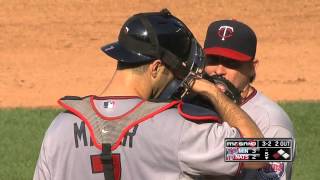 2013/06/08 Mauer's incredible grab