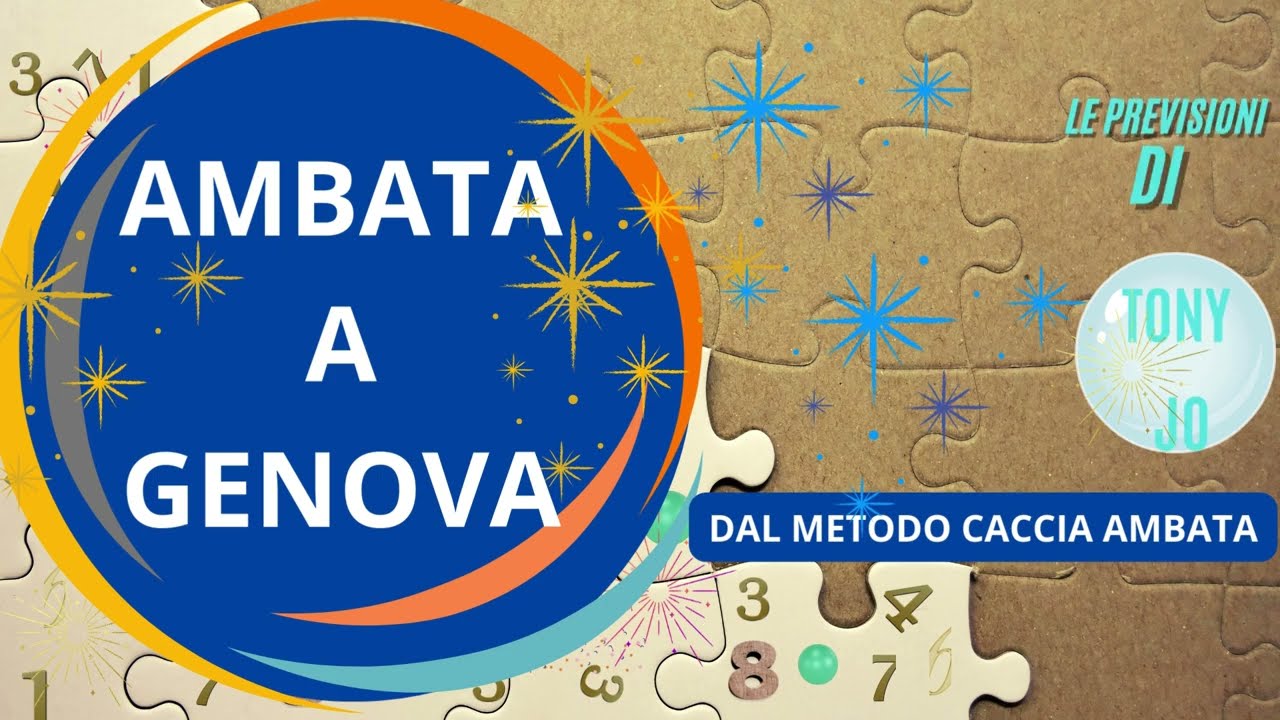 Ambata a Genova -  Dal Metodo Caccia Ambata