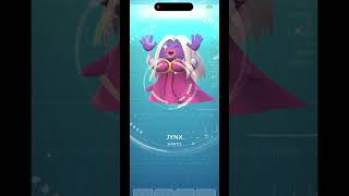 Shiny wild jynx that apparently had horrible stats 😭✌🏻 #pokemongofest2026