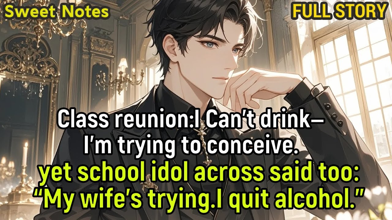 Class reunion:I Can’t drink—I’m trying to conceive.yet school idol across said too,My wife’s trying.