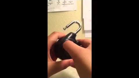 Master lock 1500id (opening the package and reset passcode)