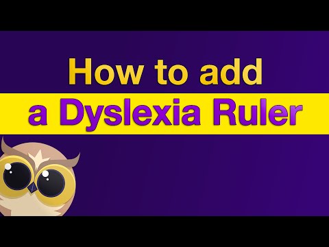 Dyslexia ruler for Google Chrome with Helperbird