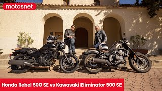 Honda Rebel y Kawasaki Eliminator 500 / Las custom de media cilindrada / motos.net