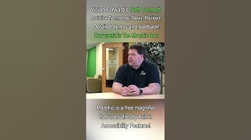 Morphic brings Low Vision Accessibility to your fingertips! #shorts
