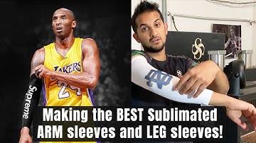 How to Sublimate Arm sleeves and leg sleeves by Silky Socks