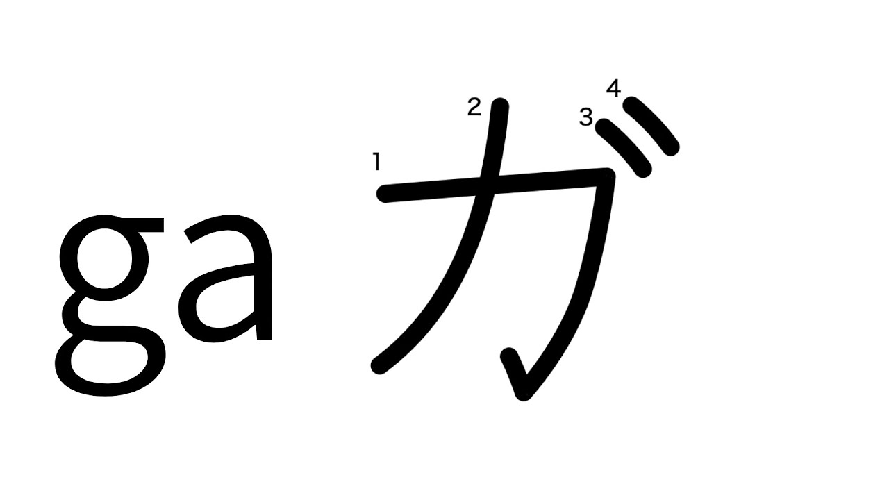 【EASY】濁音・半濁音・幼音 | 書き順 | カタカナ | Japanese stroke order