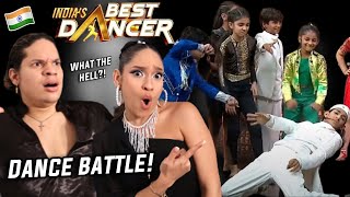 Latinos react to Dancers Face off /India's best dancers Vs Super dancers | India's best Dancer 2