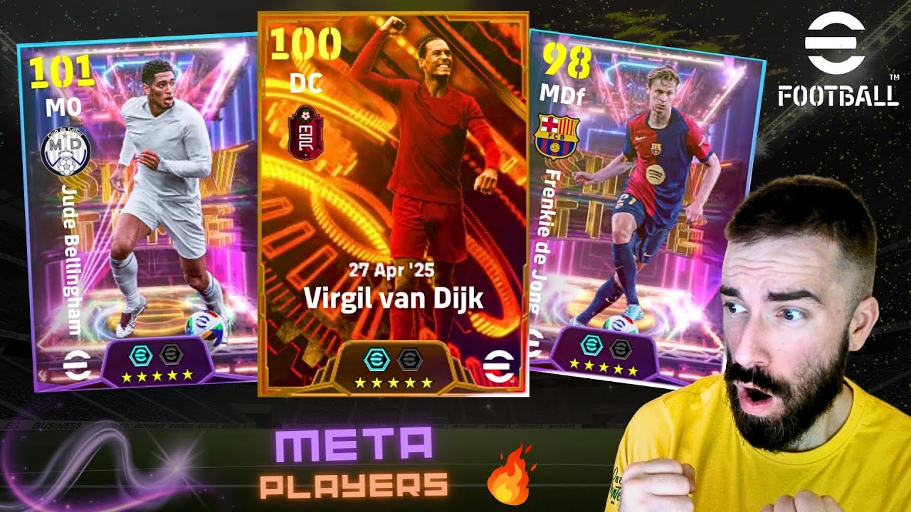 TEST DE VAN DIJK BIG TIME, BELLINGHAM 107 ET DE JONG vs Top 76 World best ranked !!🔥EFOOTBALL 2025