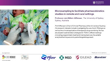 Microsampling Symposium - Microsampling to facilitate PK studies in remote and rural settings