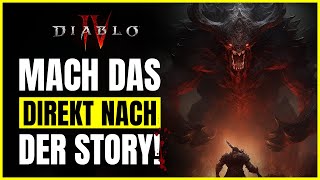 ✅ FOCUS ON THESE 10 THINGS AFTER THE STORY! Diablo 4 Endgame Tips & Tricks