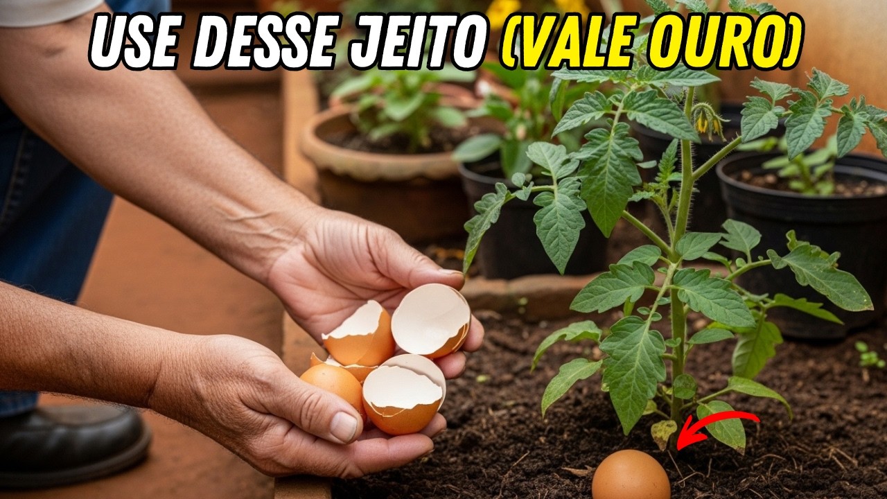 PARE de Jogar Cascas de Ovo Fora — Valem Ouro na Horta