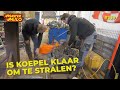 Tank koepel klaar maken om te stralen! #339