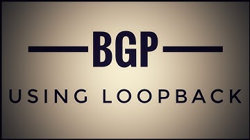 BGP using loopback of router.a complete idea.