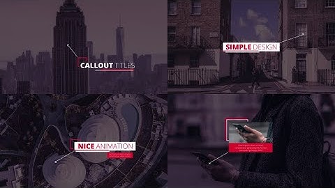 Dynamic Callout Titles Premiere Pro Templates