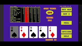 Bonus Poker Pro '98 | Mobile Version | Gameplay Trailer #1 screenshot 3