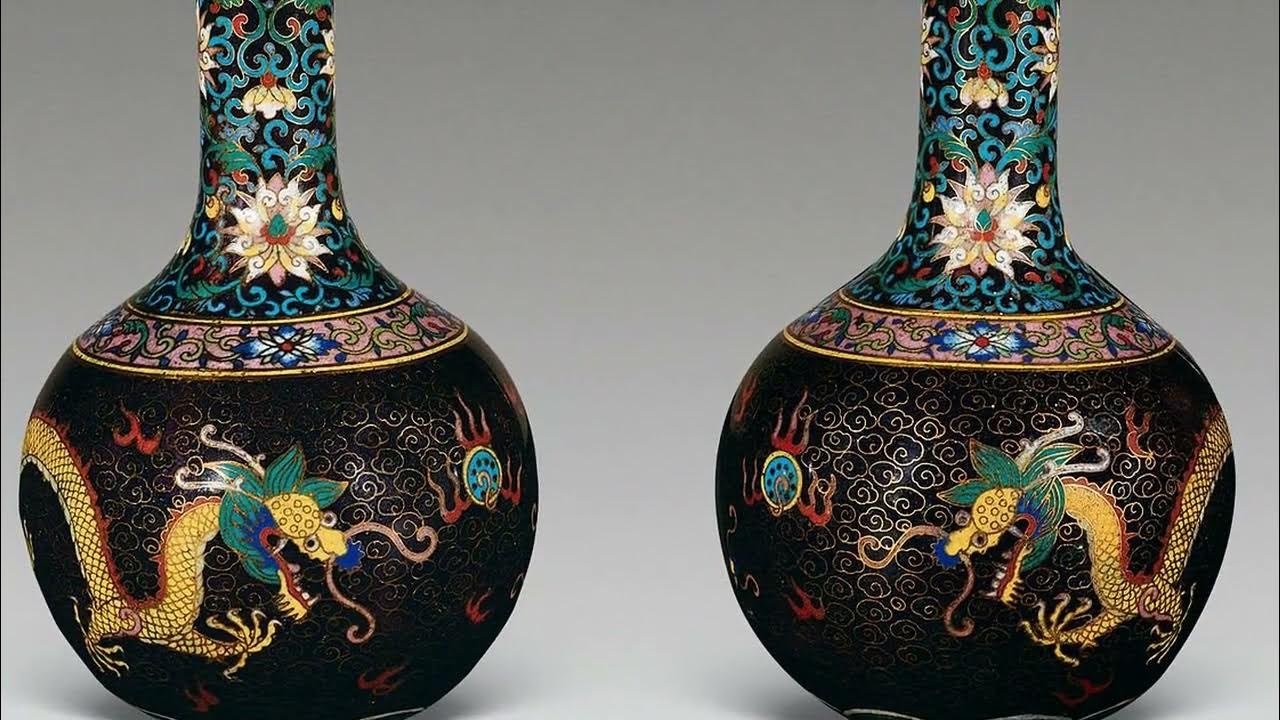 Перегородчатая эмаль династия цинь. Вазы династии минь клуазоне. Китайская эмаль. Клуазоне китайская эмаль перегородчатая. Китайская бронзовая ваза династии цин.
