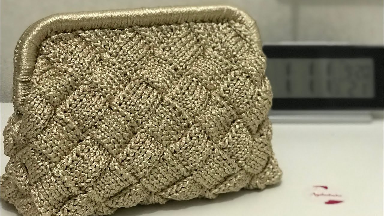 ENTRELAC MODEL ÖRGÜ ÇANTA YAPIMI / video 1 #crochetbag #örgüçantayapımı