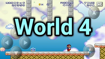 Mario Forever Android Ice Version - World 4 gameplay