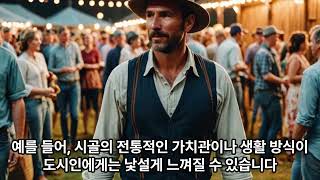 도시인이 시골생활에 적응하지 못하는 이유