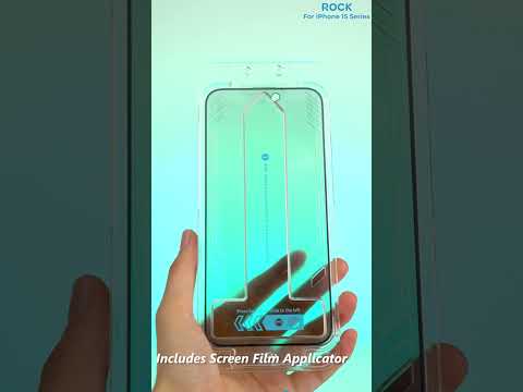 Guard your screen with ROCK Anti Peep Privacy Tempered Glass Screen Protector with Install Kit📱🔒