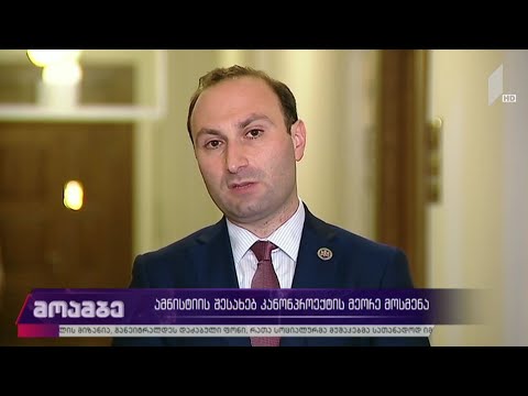 ამნისტიის შესახებ კანონპროექტის მეორე მოსმენა