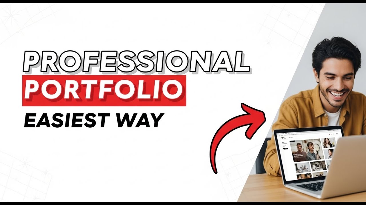 How to Build a Professional Portfolio on Wix (Easiest Way)