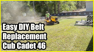 How to Replace a Lawn Mower Deck Belt (Cub Cadet XT1)