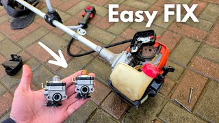 How to Replace / Change Carburetor If Engine Not Starting -ANY Weed Trimmer, ChainSaw, Brush Cutter