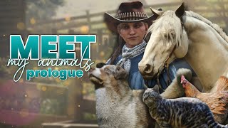 MEET MY HORSES & ANIMALS ✨ The Forgotten Ranch Prologue (RDR2 RRP)