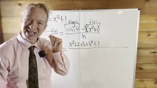 How to Find the Difference Quotient || Example with f(x) = x^2 + 1