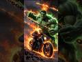 Ghost Rider vs Hulk PART 2 🔥💚 | Hellfire vs Hulk Power | #GhostRiderVsHulk #ViralVideo