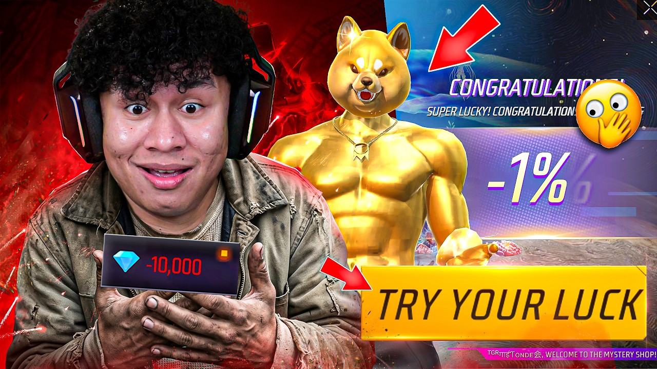 24k Gold in Free Fire for Free 😲Headshot Machine @LakaGamingz - Tonde Gamer