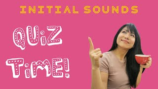 Quiz Time: CVC words - Initial sounds - Phonics by Teacher Golf