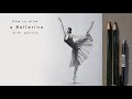 как нарисовать балерину draw a ballerina