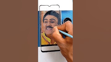 Jethalal Drawing video,tark maihta, jethalal babita ji video #art #drawing #jethalal #comedy