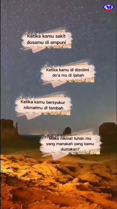 NIKMAT MANA LAGI YANG KAU DUSTAKAN (QS. ARRAHMAN)