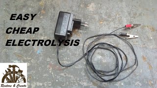 Easy & Cheap Way For Electrolysis.