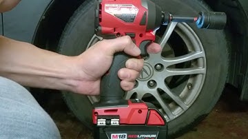 Milwaukee M18 Fuel Impact Driver Lug nuts removal