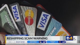 Reshipping scam warning